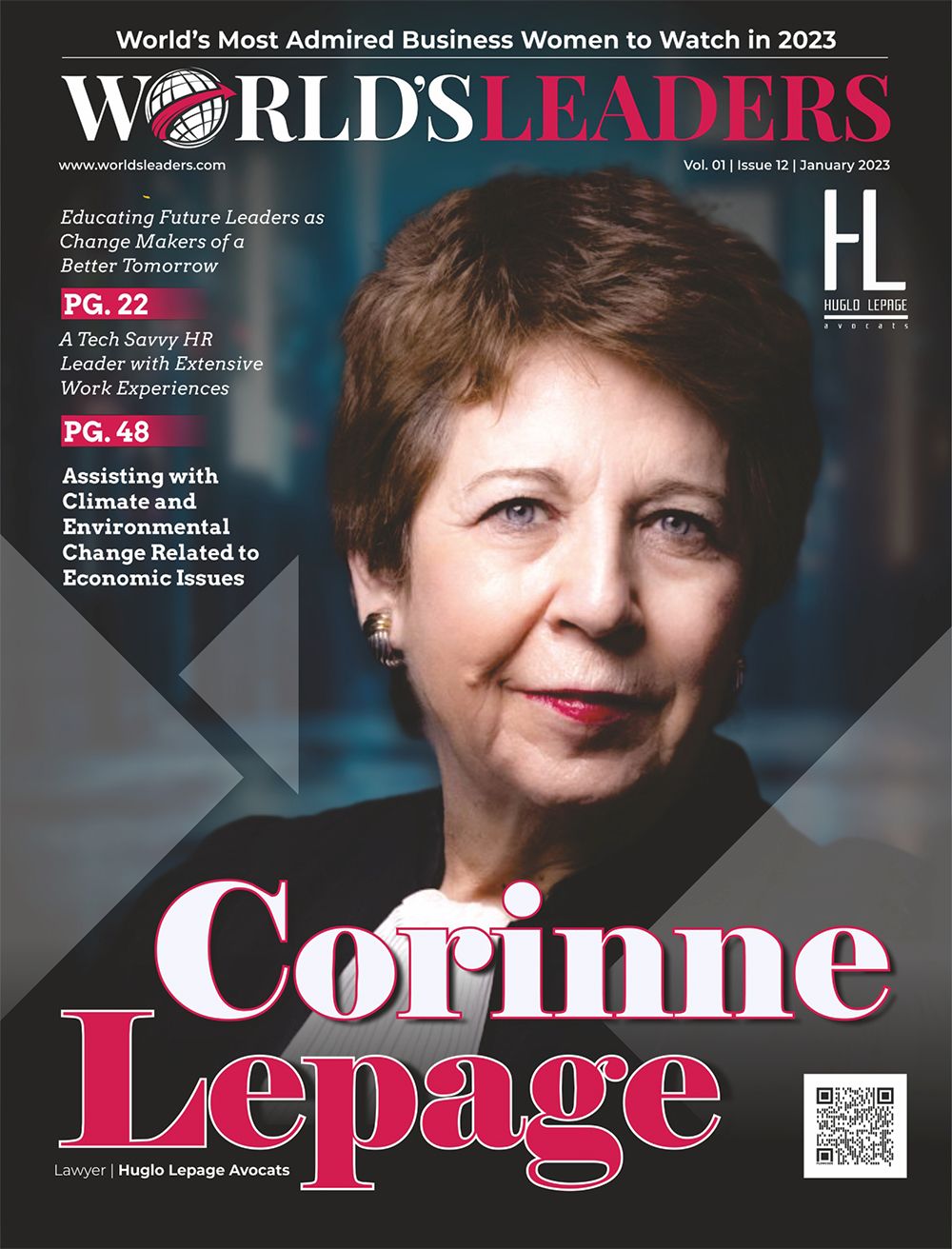 You are currently viewing [Corinne Lepage à l’honneur du World’s Leaders Magazine]